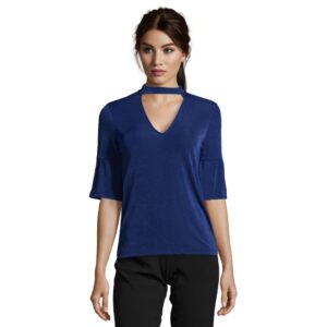 Top de la marque VERO MODA - Top Stretchy bleu