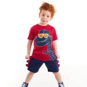 DENOKIDS - ensemble t-shirt + short Cool Dino