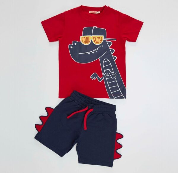 DENOKIDS - ensemble t-shirt + short Cool Dino