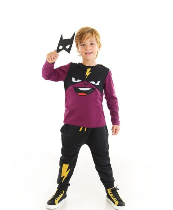 ensemble de la marque DENOKIDS - ensemble T-shirt + pantalon Thunder Mask