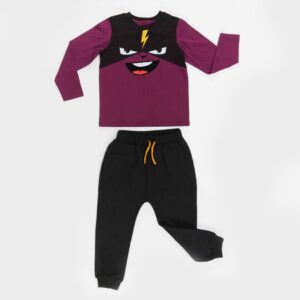 ensemble de la marque DENOKIDS - ensemble T-shirt + pantalon Thunder Mask