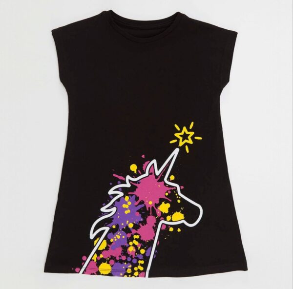 MUSHI - Robe Unicorn Splash - coton