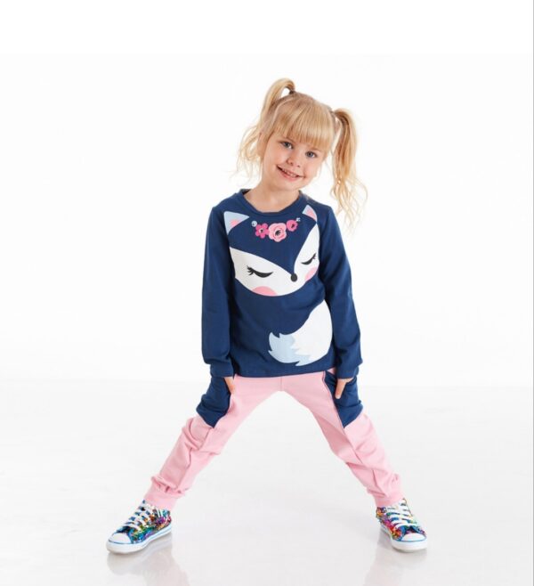 DENOKIDS - ensemble T-shirt Cute Fox + pantalon