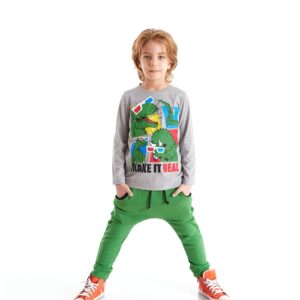 MUSHI - ensemble T-shirt + pantalon 4 Dinos