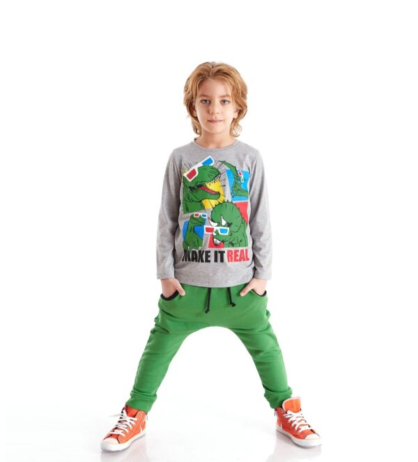 MUSHI - ensemble T-shirt + pantalon 4 Dinos