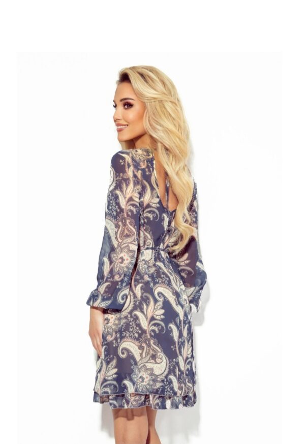 NUMOCO - Robe - beige et bleu – Image 3