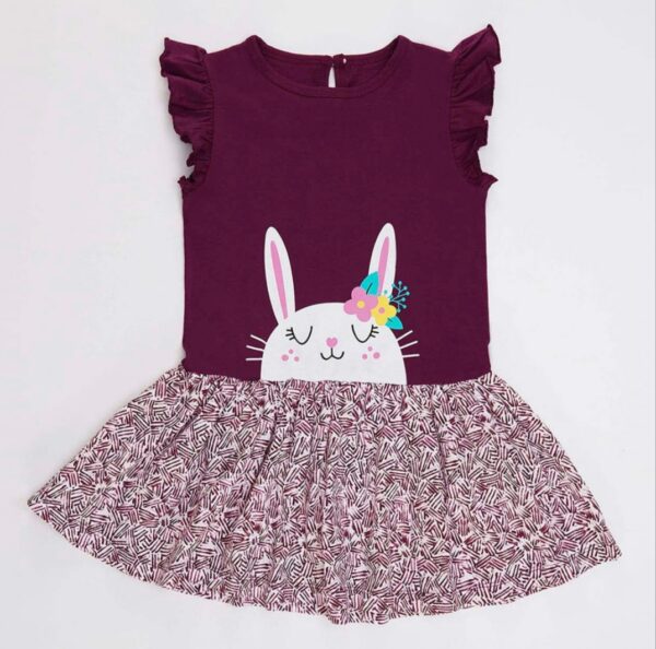 DENOKIDS - robe Cute Bunny - coton – Image 2